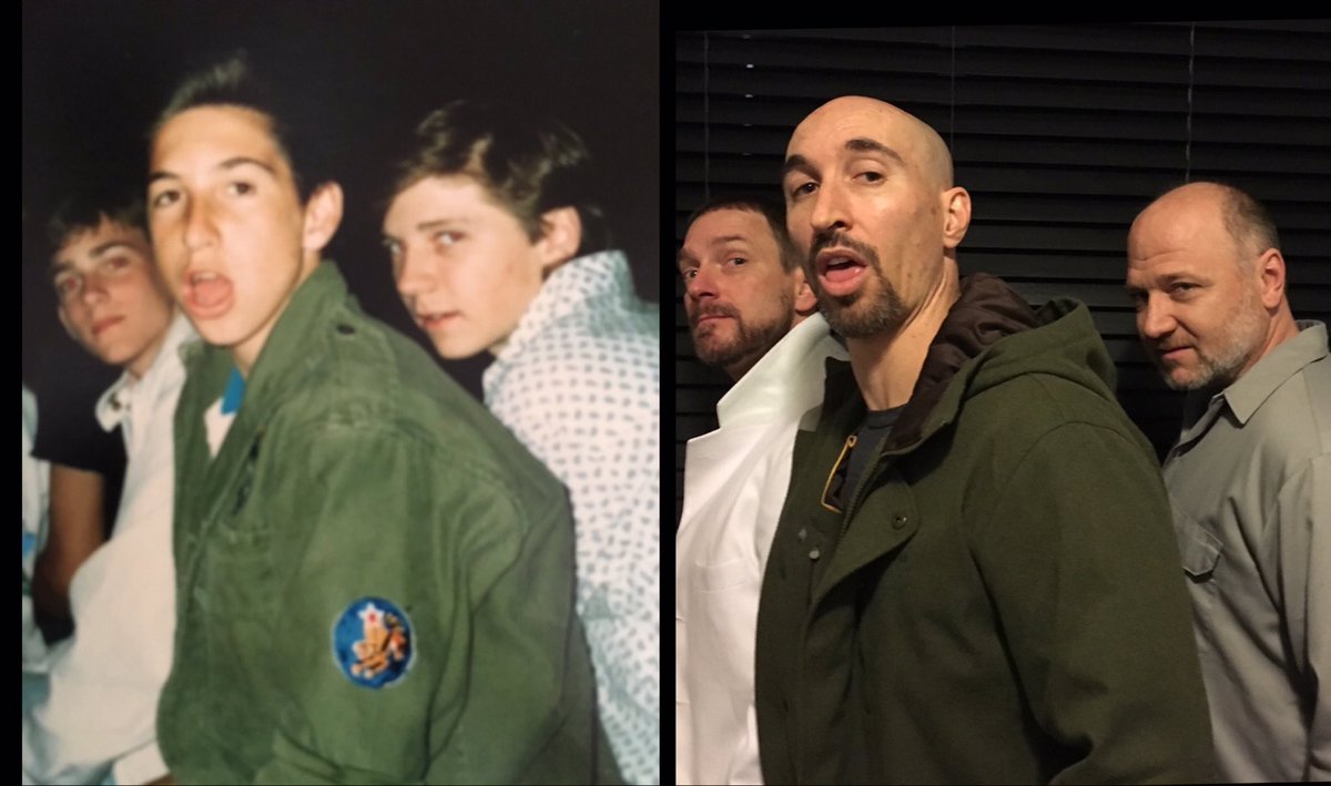 Scott Menville (@scottmenville) on Twitter photo #NationalFriendshipDay
#TBT
3 punk-ass teens,
now alls growns up(?).
Andrew Woodworth, <a href="/dharmabum007/">Patrick W Day</a> & I became fast friends as kid actors on #ErnestGoesToCamp & they make me laugh just hard now as they did decades ago.
In a sometimes dark world, these guys always give me light. #NationalFriendshipDay
#TBT
3 punk-ass teens,
now alls growns up(?).
Andrew Woodworth, <a href="/dharmabum007/">Patrick W Day</a> & I became fast friends as kid actors on #ErnestGoesToCamp & they make me laugh just hard now as they did decades ago.
In a sometimes dark world, these guys always give me light.