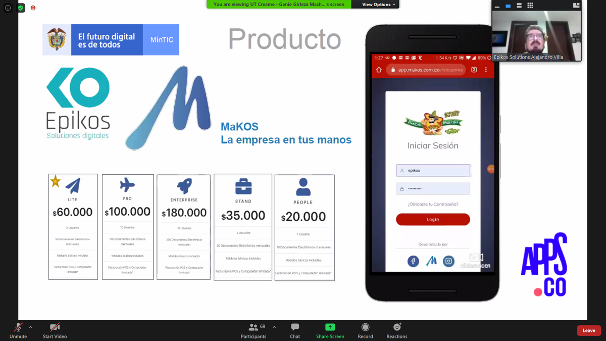 infocreame's tweet photo. #KickOffAPPSCO | ¡Y el momento para el que nos preparamos ya está! Las 24 empresas se presentan en un pitch de 3 minutos para contarle a los demás ganadores qué hacen. Mucha expectativa por todo lo que lograrán con @appsco, de la mano de @infocreame y @genielatam. https://t.co/JaszhA7a9i