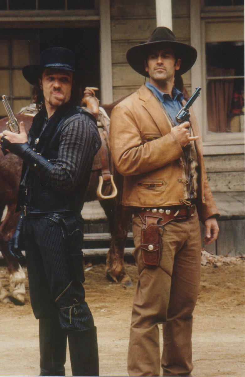 John Pyper-Ferguson (@johnny_pypes) on Twitter photo Well if it ain’t Roscoe Merrydoddle <a href="/GroovyBruce/">Bruce Campbell</a> and Pistol packing Pete squaring off again in ye old Friday time slot bit.ly/BriscosBack with some OG <a href="/CarltonCuse/">Carlton Cuse</a> <a href="/KellyRutherford/">Kelly Rutherford</a> and new faces too! <a href="/MarcEvanJackson/">Marc Evan Jackson</a> @OakSmash Well if it ain’t Roscoe Merrydoddle <a href="/GroovyBruce/">Bruce Campbell</a> and Pistol packing Pete squaring off again in ye old Friday time slot bit.ly/BriscosBack with some OG <a href="/CarltonCuse/">Carlton Cuse</a> <a href="/KellyRutherford/">Kelly Rutherford</a> and new faces too! <a href="/MarcEvanJackson/">Marc Evan Jackson</a> @OakSmash