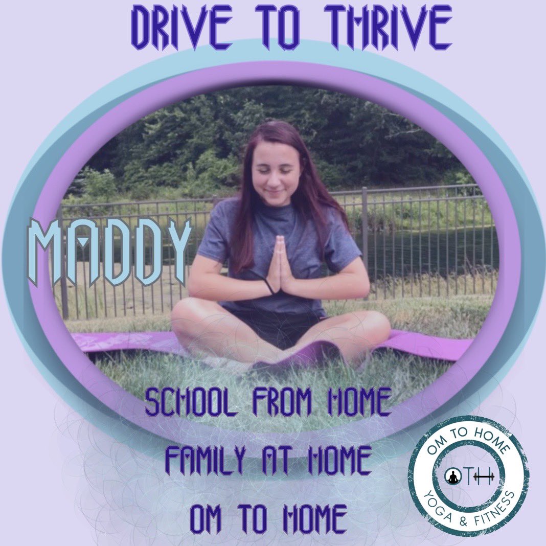 Om To Home Yoga &amp; Fitness honors Maddy this week! 
Maddy turns 16years old today and like everyone is finding the balance in her current life. She shows up to her mat with discipline and determination every week to see what she can achieve.

Happy Sweet 16 to you, sweet friend!