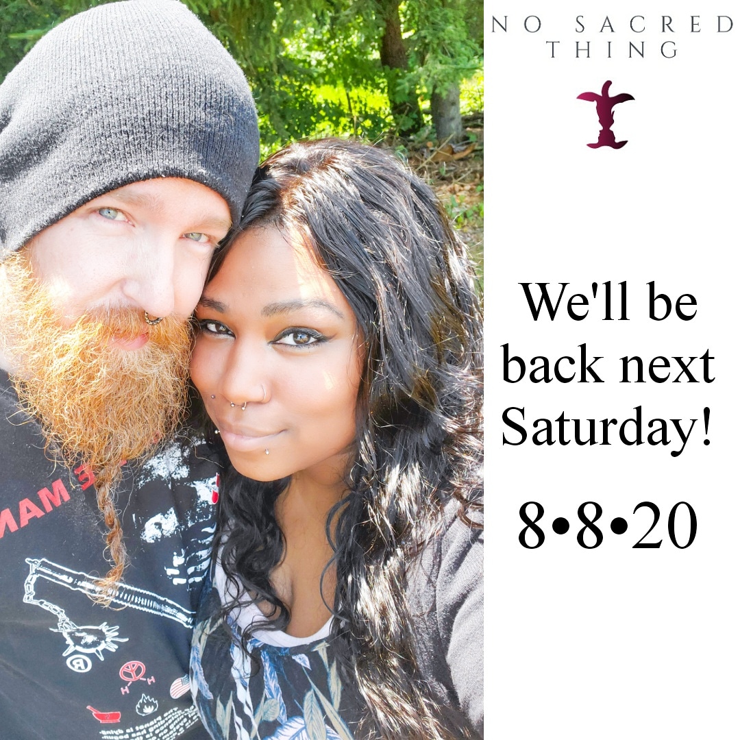 nosacredthing's tweet photo. After due consideration and a lot of pushing a stubborn Em, we have decided not to rush her recovery and next week we'll drop 2 episodes for the delay. Thank you all for your patience and make sure you catch up on our episodes! ✌🏽 Em says thank you all for your love and patience! https://t.co/FagT7vVFa0