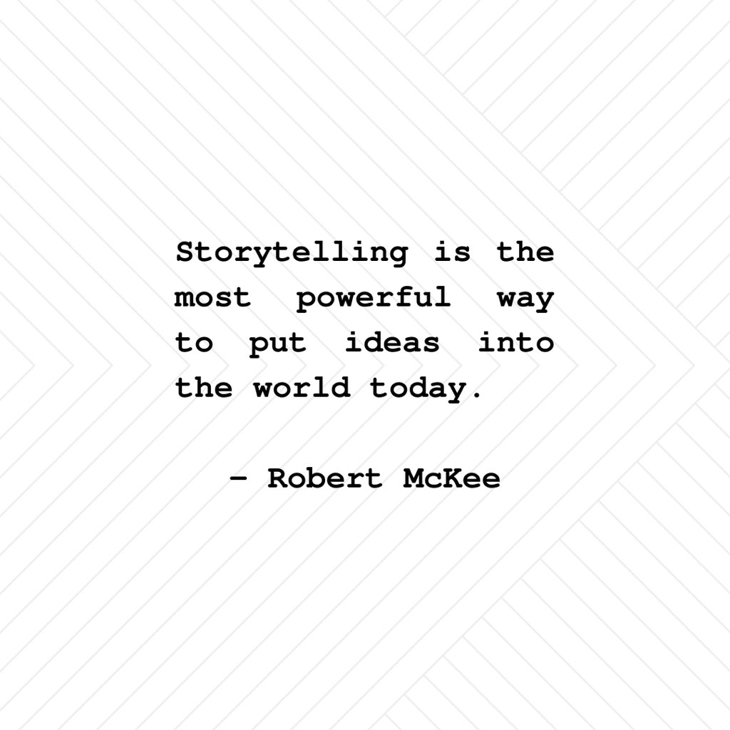 worthwhilepr's tweet image. What do we remember most? What can spark a smile, a laugh, even tears? Stories.  #Storytelling #PRWisdom #RobertMcKee #QuotestoLiveBy #YYC