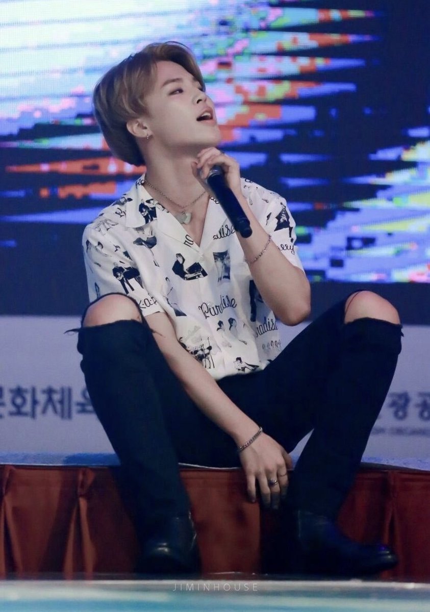 jimin in ripped jeans ; a thread