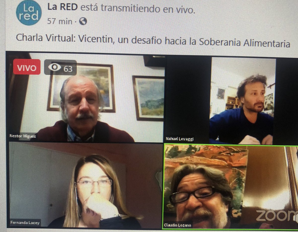 laredba's tweet photo. #Ahora hablamos vía zoom sobre Vicentin y el desafío hacia la soberanía alimentaria https://t.co/wZSSm5Zm63