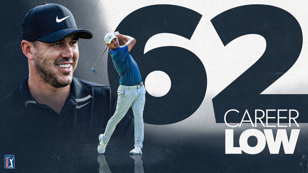 PGATour's tweet photo. Matched his career-low round on TOUR.

@BKoepka leads by two at the @WGCFedEx. https://t.co/NDgQiIPDeB
