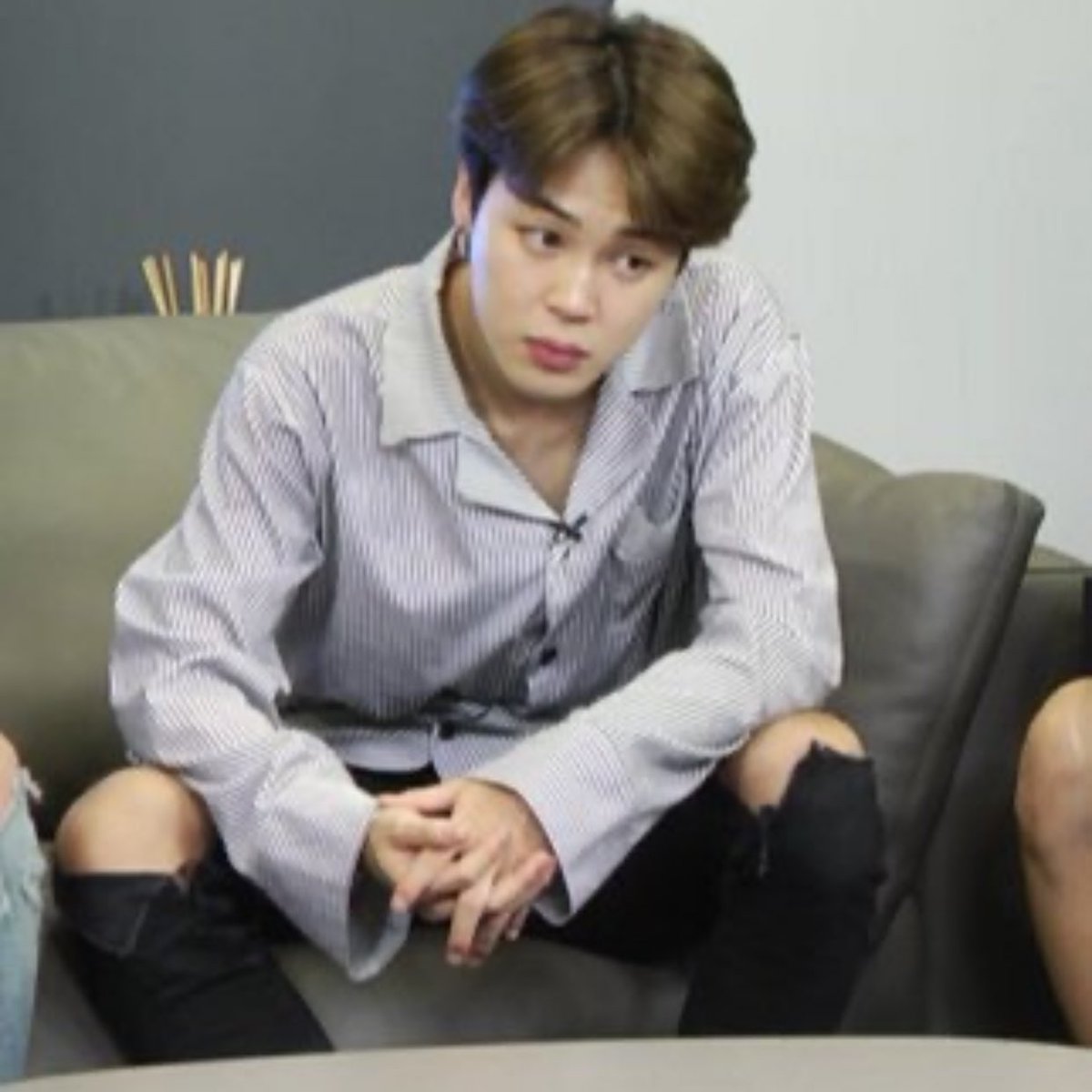 jimin in ripped jeans ; a thread