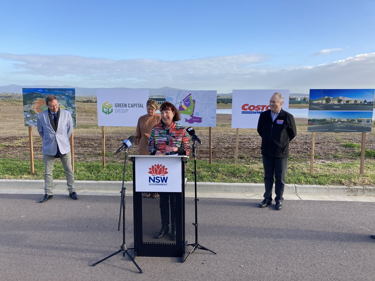 Today <a href="/melindapaveyMP/">Melinda Pavey MP</a> with <a href="/MayorKayFraser/">Mayor Kay Fraser</a> announcing Costco store and Green Capital Group residential development in #LakeMacquarie.