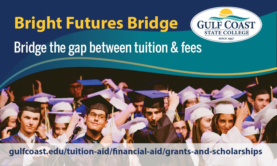 GCSC1957's tweet image. Are you a Bright Futures recipient? Take advantage of the Bright Future Bridge financial aid option available at GCSC! This assistance will help bridge the gap of your tuition &amp;amp; fees. We are here to help you remove financial barriers, so you can continue your education!