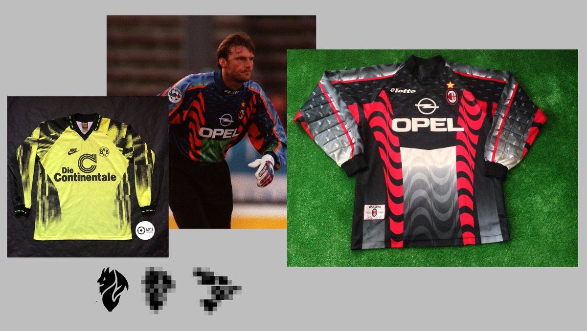 _MMT25_'s tweet photo. #RetoFantasyFCL @FutbolCoLab @LaboratorioCol
AC Milan x Nike | Third jersey
Diseño inspirado en los buzos de arquero de la temporada 1997/98.
El patrón de las mangas y laterales se basa en una 'deconstrucción' del diavolo, para "simular" un estilo BVB 92/93 https://t.co/czMSD57OaN