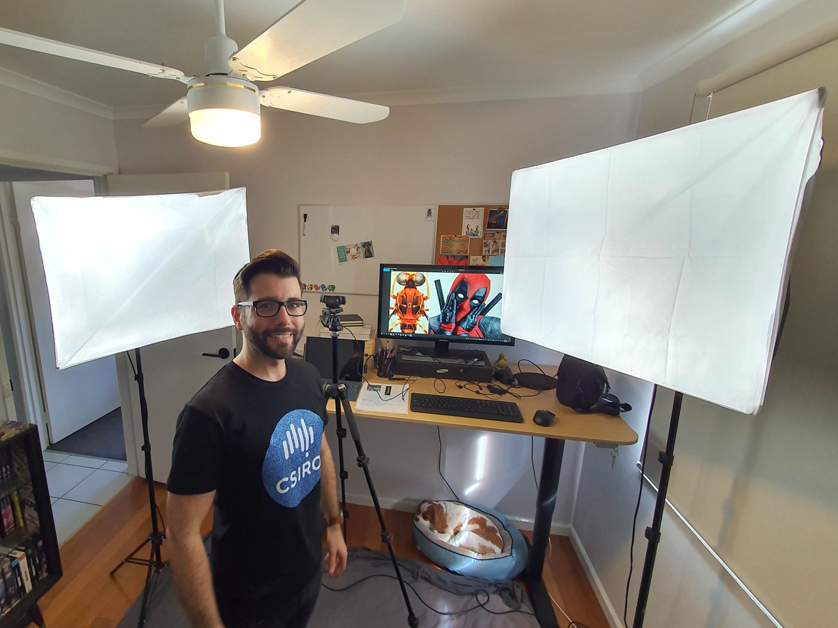 8/9 If you've been asked to give a TV interview then you're story is a hit! Make sure you have good lighting and think about putting your webcam on a stand. Turn your nerves into excitement! Here's a link on how to light your face if you have glasses: 