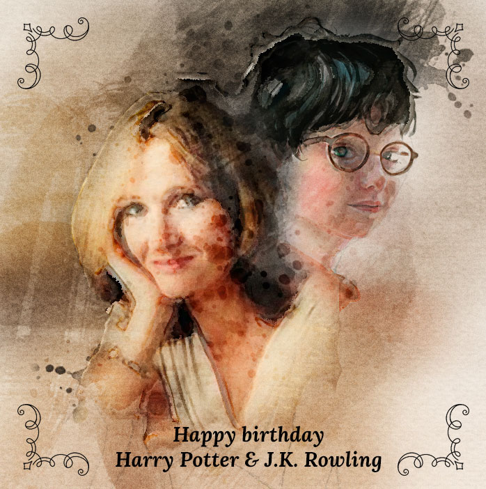 July 31st. Happy birthday Harry Potter and J.K. Rowling!  