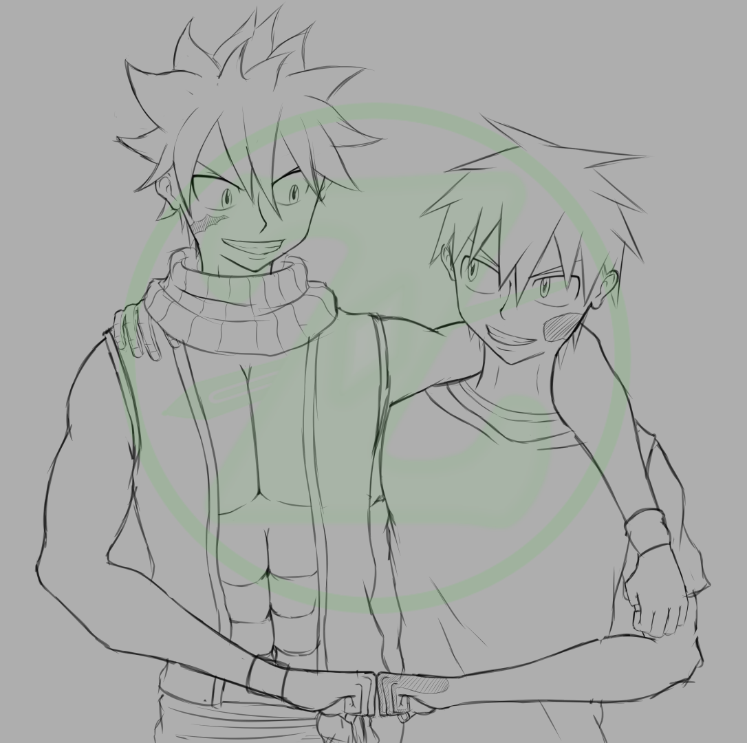 ZeweriVT's tweet photo. Had to do a quick sketch of Natsu from Fairy Tail and Zeno my OC from Earthiliar (My manga story) I am so hyped for the Fairy Tail game tomorrow!
#originalcharacters #artist #art #manga #Earthiliar #WIP #Zeweri #Fanart #Zeno #drawing #artwork #digitalart #Natsu #FairyTail https://t.co/FLyyFwTWXF