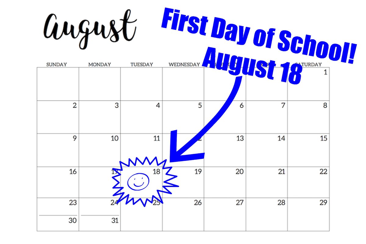 College Station Isd On Twitter The First Day Of School Has Been Moved From Aug 13 To Aug 18 To Allow Faculty And Staff An Additional Three Days To Prepare For Start