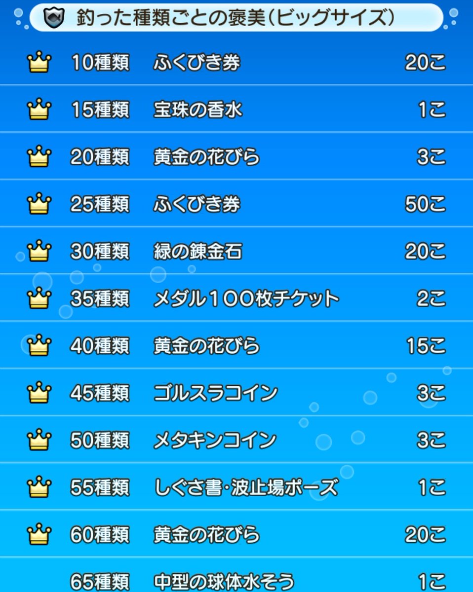 トワ 便利ツール釣り金策730万 ビッグ キングのみ魚袋に保存 袋が1杯になったら釣り堀に入れる ビッグ以上が65種 になるまで を繰り返し 複数キャラでやると早い 釣りlv1キャラでlv上げつつ釣り堀の魚を回収 これで黄金花びら トワ 便利ツール釣り金策730万 ビッグ キングのみ魚袋に保存 袋が1杯になったら釣り堀に入れる ビッグ以上が65種 になるまで を繰り返し 複数キャラでやると早い 釣りlv1キャラでlv上げつつ釣り堀の魚を回収 これで黄金花びら
