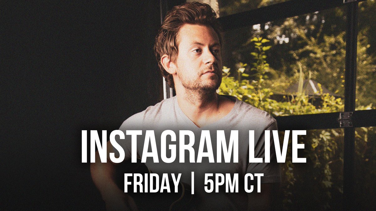 brandonlay's tweet photo. It's that time again.. See y'all Friday at 5 for a mini concert on IG live https://t.co/pRHpZ3cyKj