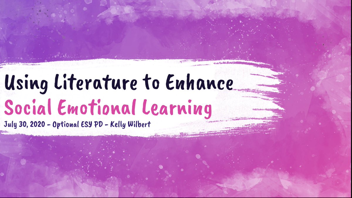 KellyDub4's tweet photo. I provided PD Today to the **amazing** ESY teachers working remotely this summer to serve our students special needs.  Of course I included the awesome resources available through Sanford Harmony and Sanford Inspire!!!! 🤩 @SanfordInspire @SanfordHarmony  @wearetrschools #SEL https://t.co/F0LrEQ438m