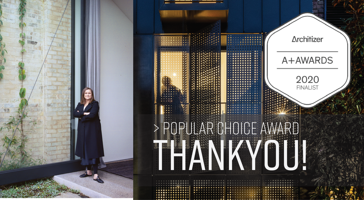 AtelierDAU's tweet photo. THANKYOU for your support &amp; for championing #womeninarchitecture! While the Popular Choice proved to be too elusive we gave it our best shot! @Architizer A+Award winners, both Popular Choice and Jury Winner to be announced in #NTC on Aug4th. You never know….#womeninleadership https://t.co/JiI1zJHnTJ