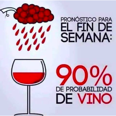 Para los que aún no se informan de cómo estará el clima el fin de semana... Yo ya estoy preparando mi copa 🍷 😉

#laurahartwig #quedatencasa #wine #vino #friends #clima #winelover #vinotinto #maridaje #foodandwine #recetas #cocinar