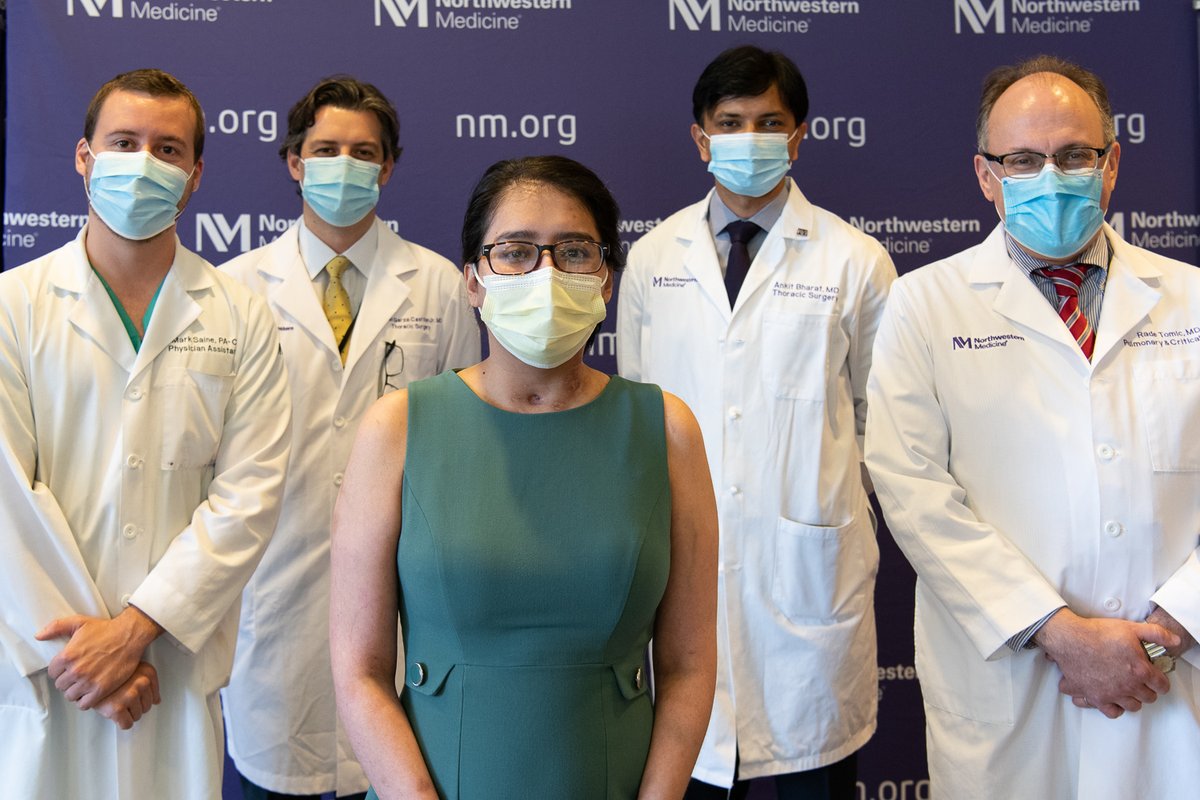 NMHC_News's tweet photo. Meet the @NorthwesternMed patients who received the first known double-lung transplants in the United States due to #COVID19. Press release, video and photos available for media: https://t.co/whg1dbWbxo. #COVIDLungTransplant https://t.co/hT6KhzeK3g