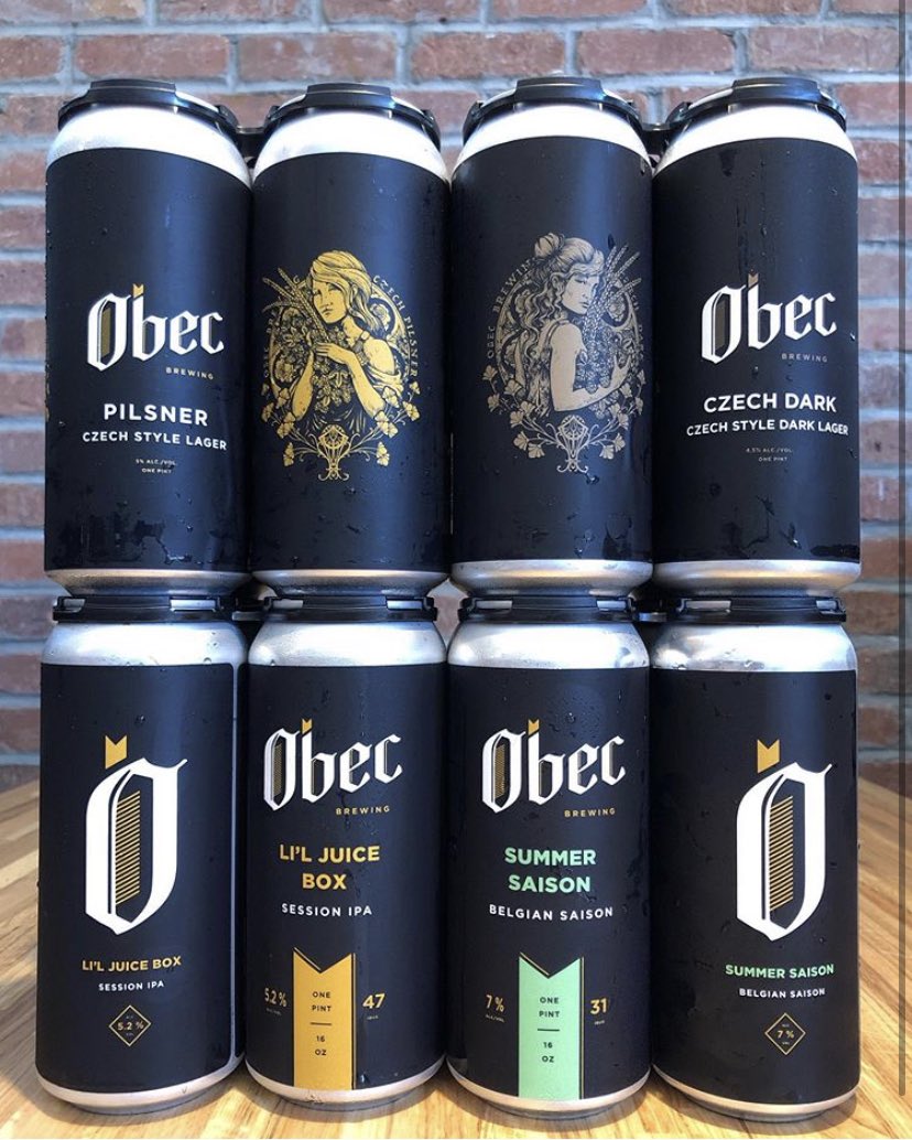ObecBrewing's tweet photo. Can’t make it out our way? Now you can grab any of our 4-packs at Ridgewood Bottle & Tap! Order online, pickup right away/same day.
#beertogo #czechpils #czechdark #summersaison #liljuiceboxipa #pivoprosim #ballardbrewed https://t.co/eHXXFjXlzH
