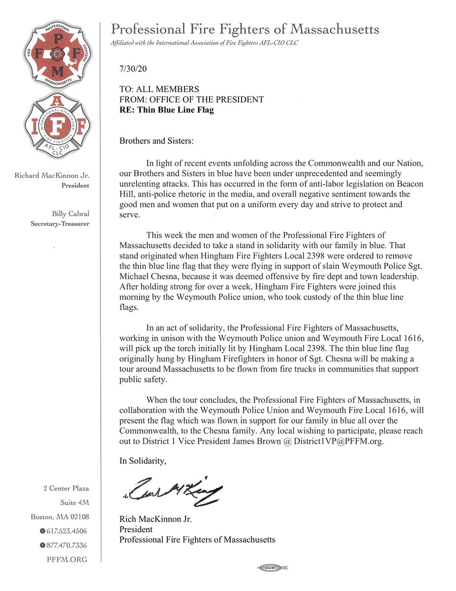 Fire Fighters of MA tweet media