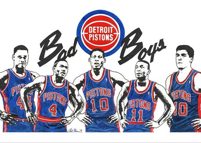 NBA sprung on this marketing opportunity to create this Detroit Bad Boys logo that paid homage to Davis and the Oakland Raiders through its silver and black color scheme and the skull and crossbones logo. Fans loved it and it was popular especially among Detroit youth.