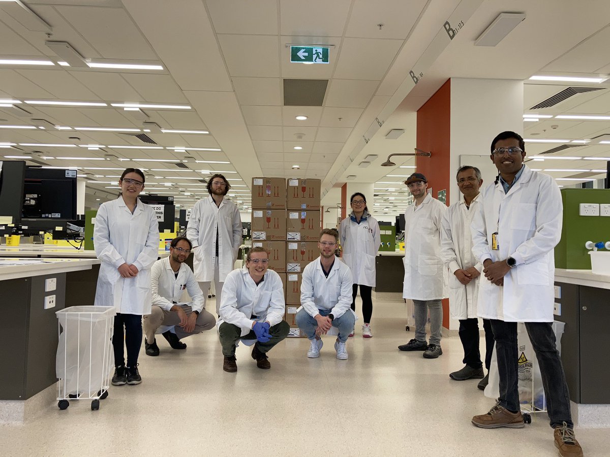 LukeCGordon's tweet photo. @ProjectAppear officially in production with our first 200 reusable face shields being sent off! 🥳 Congrats to all!! 4 months of hard work from the whole multidisciplined team at @Sydney_Uni to get here🤙 @CPC_usyd @Eng_IT_Sydney @Duncanivison @caillaudsydney @alistair_mcewan https://t.co/LCVGsSGBhf