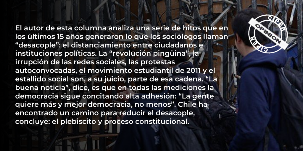 ciper's tweet photo. "El desacople", una columna de opinión de Alberto Luengo 👉https://t.co/IJOuoRiOlq https://t.co/T58hTfNsBq