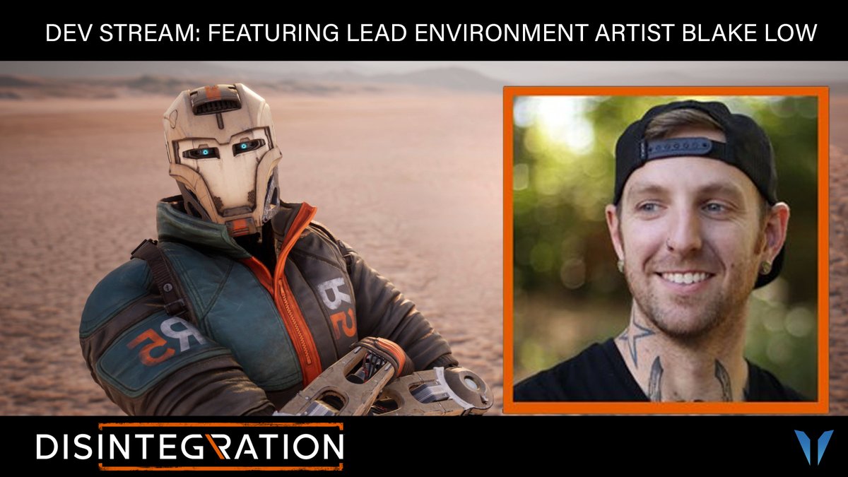 Join us in less than an hour at 6:00 pm (PST) to watch #V1Interactive's first-ever Dev Stream, with Disintegration's Lead Environment Artist, Blake Low! 🤩

Click the link in bio to view our twitch channel 👇
twitch.tv/v1interactive