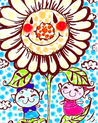 梅雨明けのtwitterイラスト作品