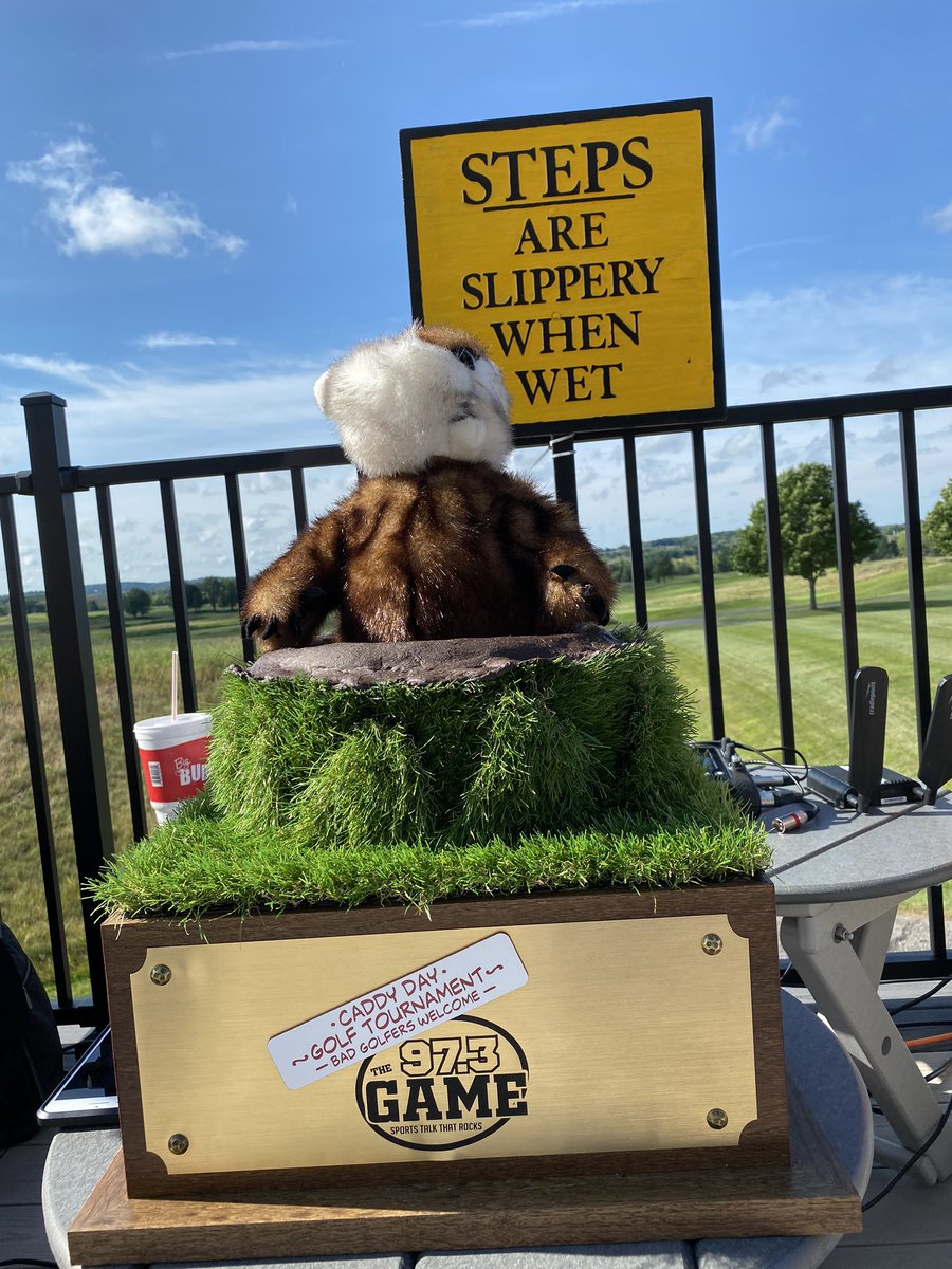 WashCoExec's tweet photo. Here it is from #CaddyDay at @GolfWCGC, @czabe is an official @WashCoWisco resident. Great day out at the course raising money for @MakeAWishWI. The whole crew from @TheGameMKE are welcome back anytime especially for #CaddyDay Two. https://t.co/cKuUVhsFZX
