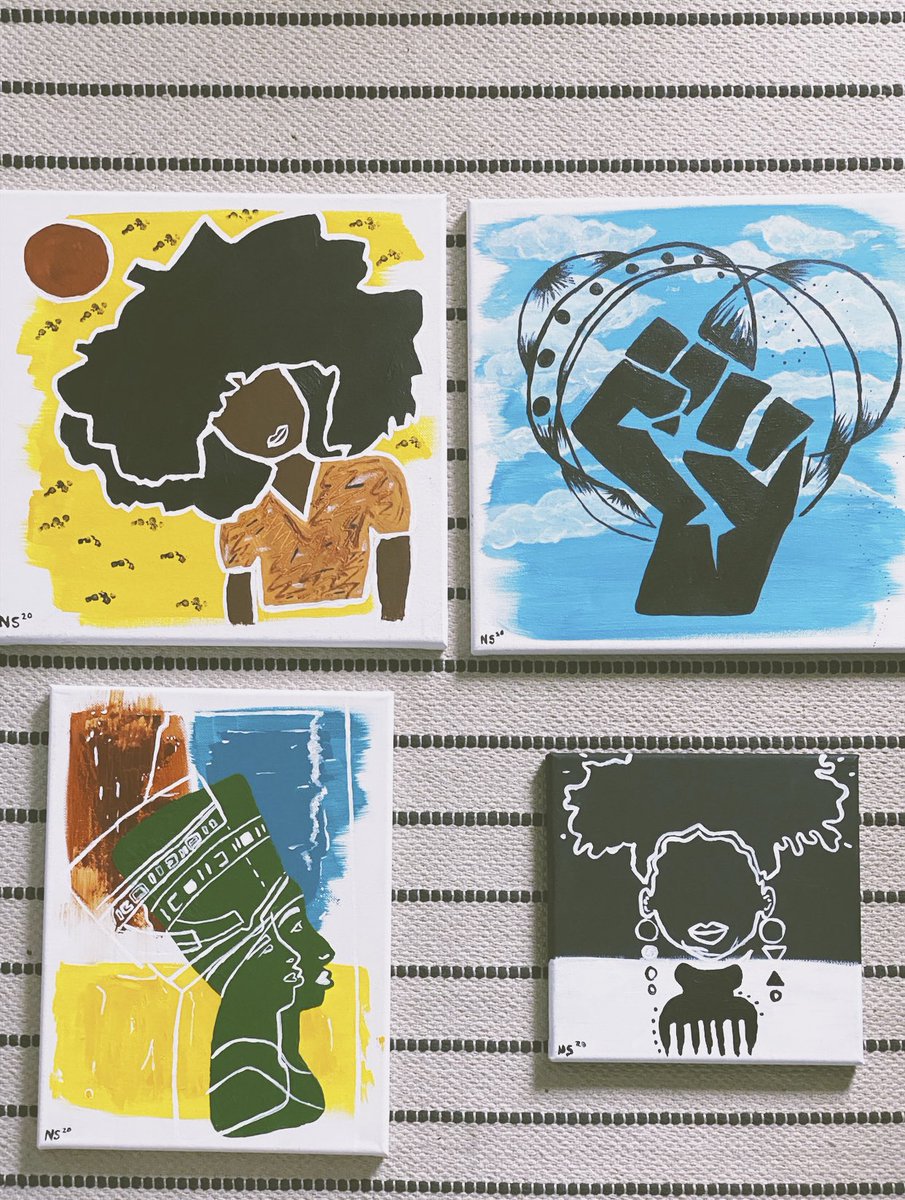 creativecircle0's tweet image. Canvas art from the Black collection