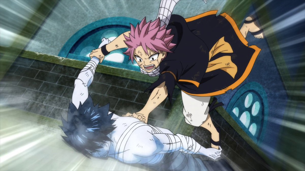 Afterwards Natsu stopped Gray from Ice Shelling himself (Lost Ice Shell in ...