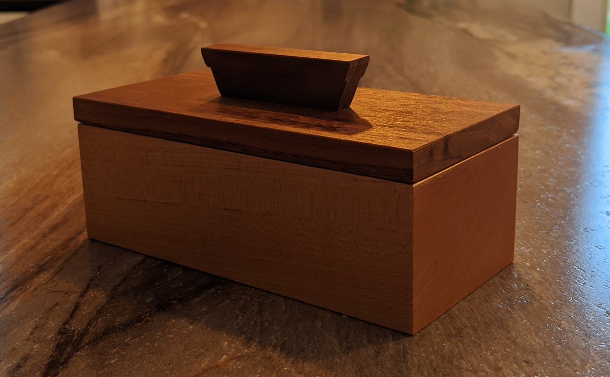 woodnutiam's tweet photo. Salt and Pepper cellar. 
Prefect little display piece for your table. 
Made from solid maple and walnut. https://t.co/sXhie88h5A