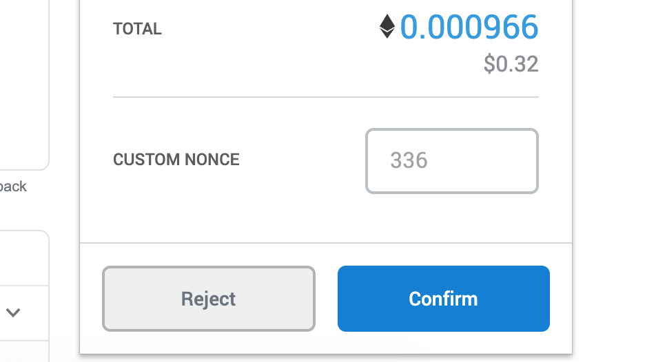 5. a. Change the nonce to the nonce from Step 3b. Send.Your transaction should clear soon.If not, repeat Step 4 with a higher gas fee.