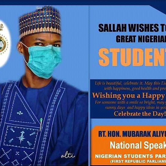 rimi_mubarak's tweet photo. OFFICE OF NATIONAL SPEAKER, NIGERIAN STUDENTS' PARLIAMENT (NSP)
Rt. Hon. Mubarak Aliyu Rimi 

Vol/NSP/Nationwide/004

PRESS RELEASE 

The Nigerian Students Parliament {NSP} under the leadership of Rt. Hon. Mubarak Aliyu Rimi wishes to facilitate with the Good Nigerian students https://t.co/S2gfw3Hj1r