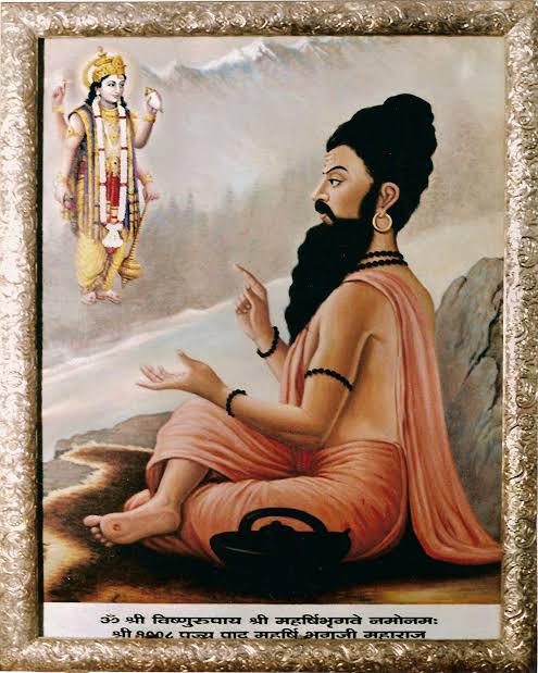 Deva then says sorry to maharshi and asks out of his leela if there is any pain under brighu foot, and asks him for checking the pain. Deva then holds brighu foot and presses the 3rd eye which he has under his foot. Maharshi had 2rd eye under his right foot.