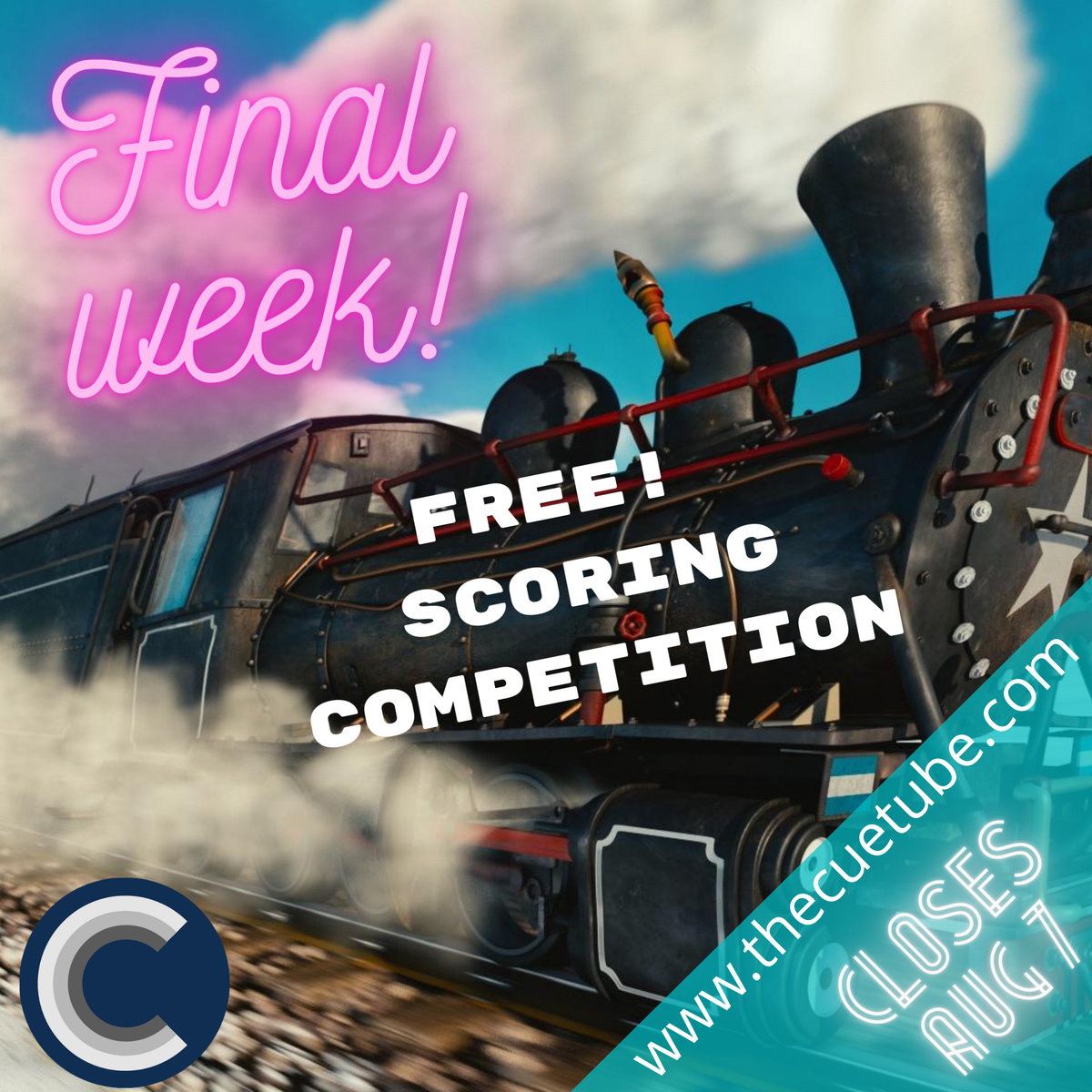 thecuetube's tweet photo. Into the final week for #cuetubescoringcompetition2020!Thanks to everyone who's taken part so far and good luck to those still preparing their entry!And thanks to those who've shared it!Have a great day!#scoringcompetition #filmscoring #composer https://t.co/BOMYY6Jbjz