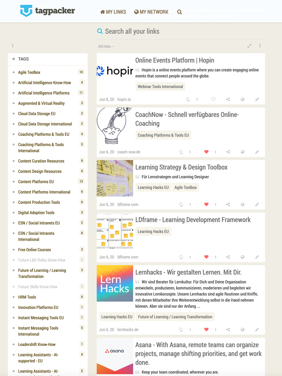 JansnetSocial's tweet photo. You're searching for #LMS, #LXP, #AI, #ESN, #MobileLearning, #ContentPlatform, #HRM, #Webinar or other #EdTech #Tools? Then take a look here: https://t.co/0HJJgN1ydj

I collected my TOP10+ tools for a lot of #learningtechnology categories on this board.
#LDframe https://t.co/A68kKjEQDG
