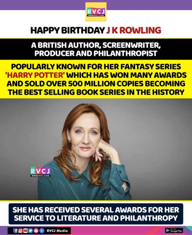 Happy Birthday J.K Rowling!       