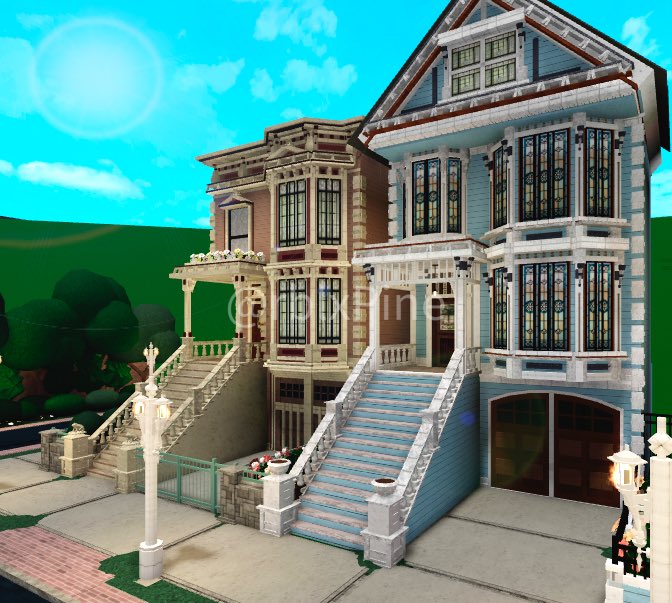 bloxburg colorful family home speed build roblox