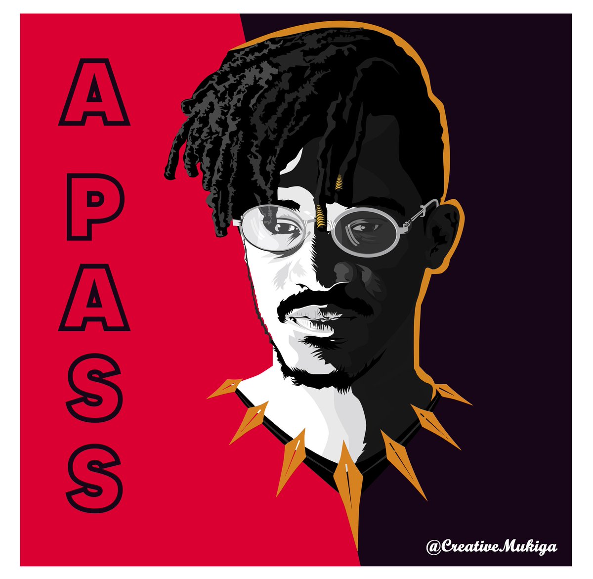 CreativeMukiga's tweet photo. Took me uninterrupted 12 hours to create this stunning @IamApass Wakanda Warrior vector. Do I deserve a call from him?  

#TheIdeaGuyVectors https://t.co/fZ53IsULTl