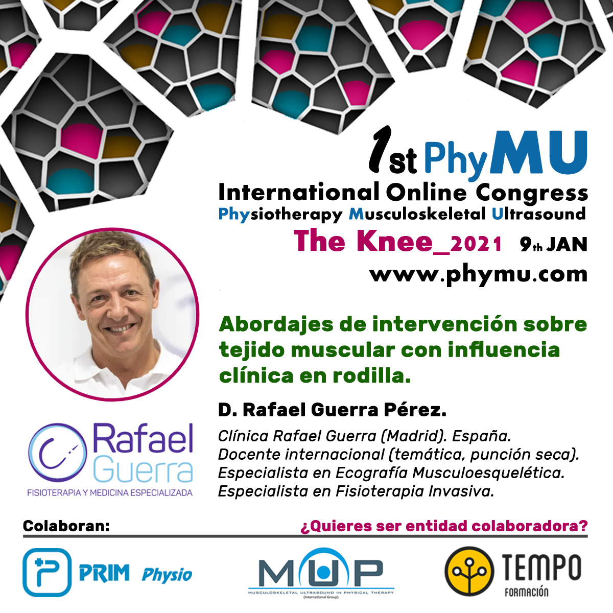 phymu2023's tweet photo. @primfisio, @FormacionTempo, @muptherapy 
La falta de integridad muscular puede estar detrás de múltiples procesos clínicos articulares. Para deleitarnos con este tema contamos con @RafaGuerraP, una figura internacional con gran experiencia clínica y docente. ¡No te lo pierdas! https://t.co/opb2OjBJra
