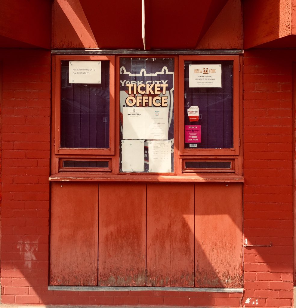 Soon, this place will be gone, another victim of wallet over wisdom. Those that make these wrecking decisions can never take away what now crosses my mind: wedging in with my mate Grunt and his dad for the Bury play-off in ‘93, when Swanny made old Eboracum holler and jig...
