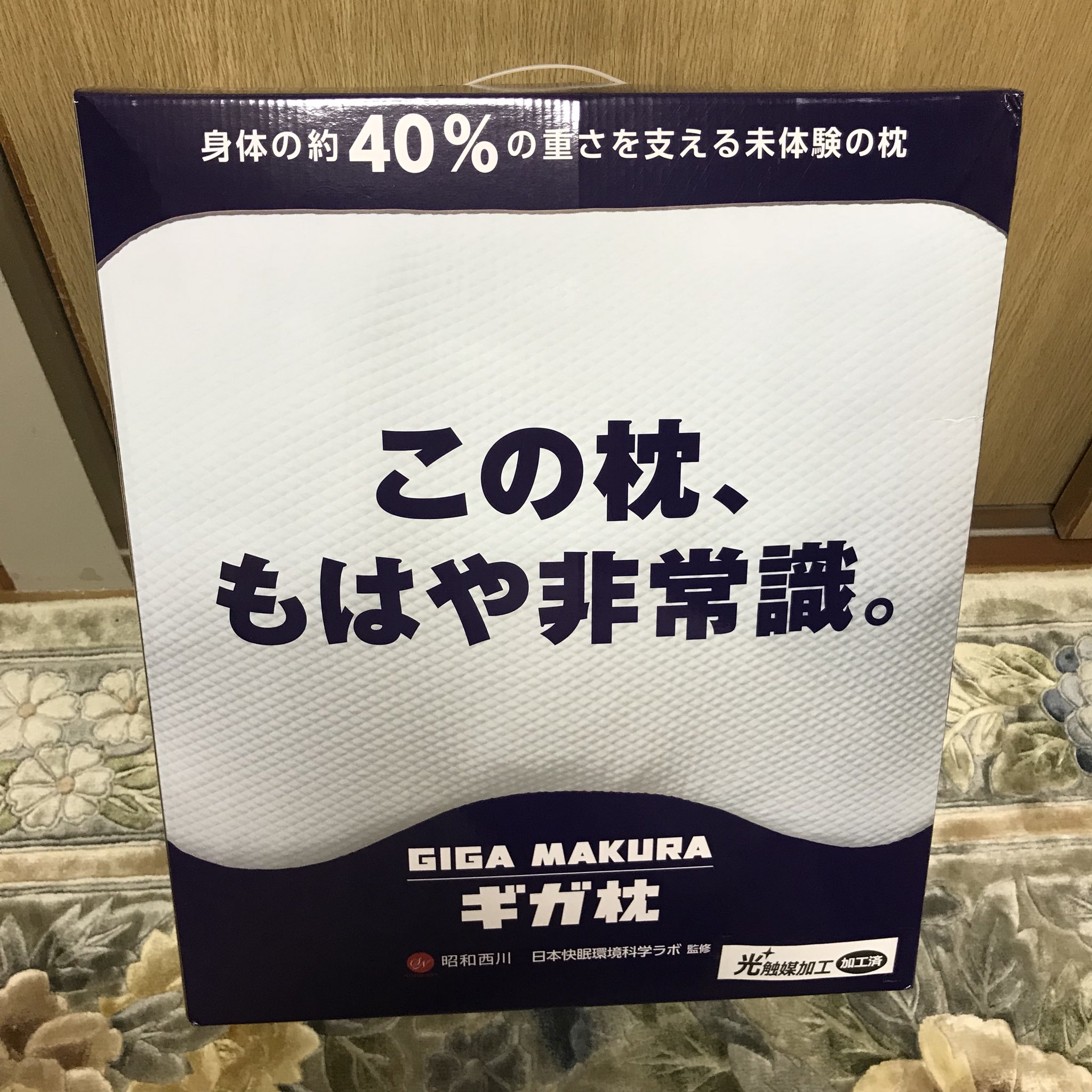 新品未使用☆昭和西川 ギガ枕EX☆日本快眠環境科学ラボ監修☆マツコ