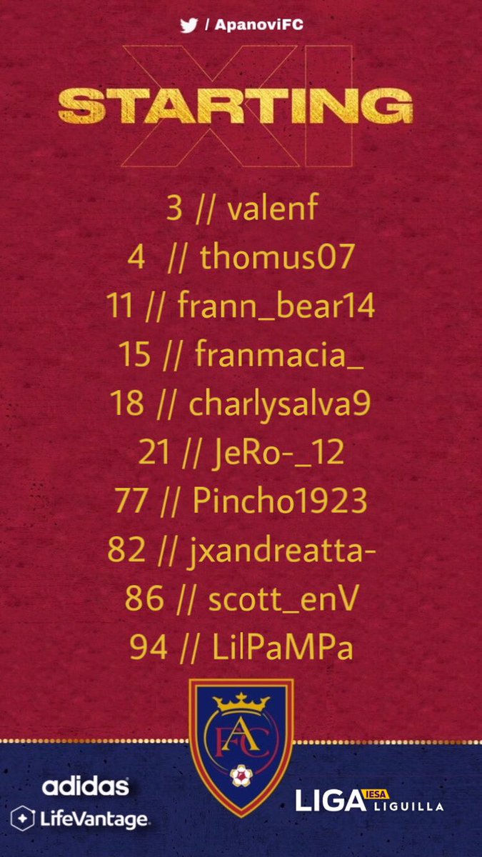 Juega #Apanovi en busca de los 6 puntos.
.
Por la fecha 3 y 4 de la Liga <a href="/IESAArgentina/">IESA</a>, #Apanovi enfrentará a #LaFerreteria y #FoxDelux.
.
¡A cuidar la punta, #Apanovi! #TodoAPV #JuegaElCampeón.