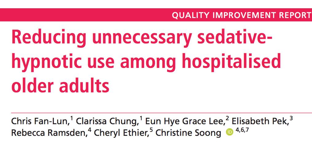 GeriMedJC's tweet photo. #GeriMedJC returns for the 2020/21 academic year! Join us July 31 at 08:00ET on Zoom: https://t.co/10EKfkm5Cg
Reducing Unnecessary Sedative-hypnotic use among Hospitalised Older Adults, Study from @SinaiHealth by @ChristineSoong https://t.co/cZnqVXuGfJ