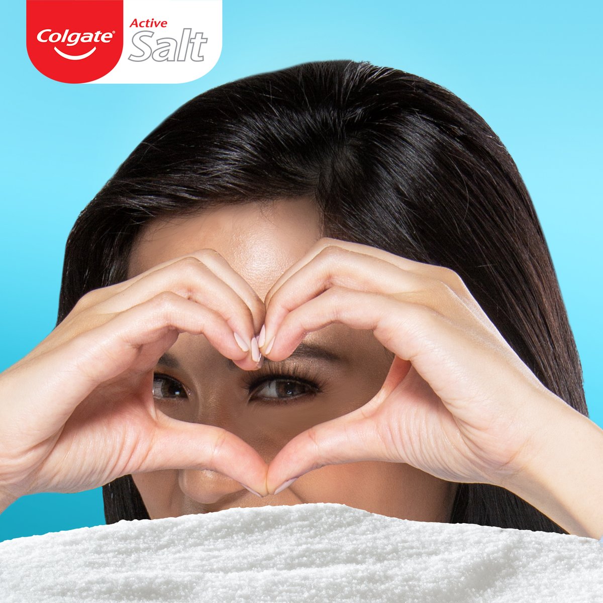ColgatePH's tweet photo. She’s put ALAT of heart in working with #ColgateActiveSalt. Kaya, ito’ng heart ay para sa may alam kung sino siya!
#PoweredbySALT https://t.co/IAq0U0LUUZ