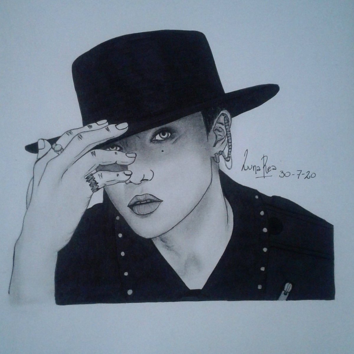 CeRvAnTeSDAI's tweet photo. The man in the black fedora. #ateez #ATEEZfanart #lunarea #halahala #blackfedoramen #myart #arte #art #fanart #sketchbook #koreanart #kpopfanart #ateezfanart #WOOYOUNG #THANXX #INCEPTION #ATEEZ_COMEBACK https://t.co/iEPnMsGtB8
