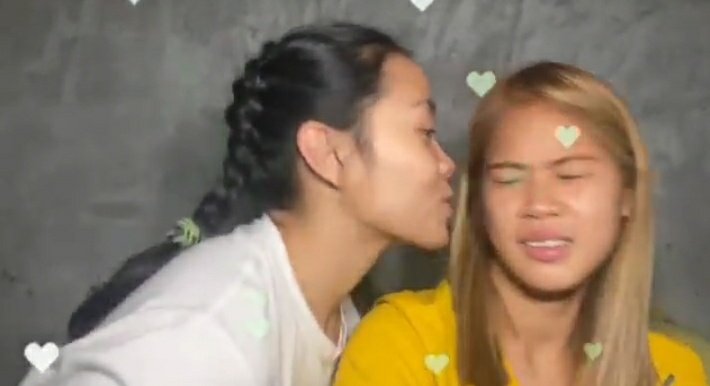 chinggggkayLove's tweet photo. Sheyyyyttttt! That kiss tho. 😍😍😍
#Vlog20 is out visit their Yt channel 
Jema&amp;Deanna's vlog.

Kilig to the highest level hahaha.
#cuteCouple 
#GaWong
#Jedeann

@deannawongst 
@jemagalanza https://t.co/buzhwi8PxG